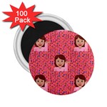 brunette girl emoji 2.25  Magnet (100 pack) 