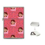 brunette girl emoji Flip Top Lighter