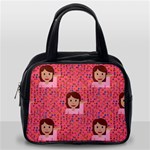 brunette girl emoji Classic Handbag (One Side)