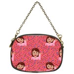 brunette girl emoji Chain Purse (One Side)