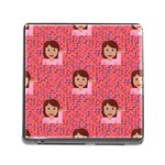 brunette girl emoji Memory Card Reader (Square)