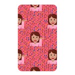 brunette girl emoji Memory Card Reader (Rectangular)