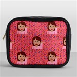 brunette girl emoji Mini Toiletries Bag (One Side)