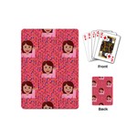 brunette girl emoji Playing Cards (Mini)