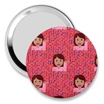 brunette girl emoji 3  Handbag Mirror