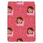 brunette girl emoji Removable Flap Cover (S)