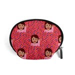 brunette girl emoji Accessory Pouch (Small)