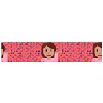 brunette girl emoji Flano Scarf (Small)