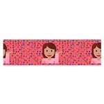 brunette girl emoji Satin Scarf (Oblong)