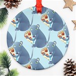 Pizza Rat Ornament (Round)