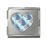 Pizza Rat Mega Link Heart Italian Charm (18mm)