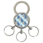 Pizza Rat 3-Ring Key Chain