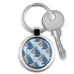 Pizza Rat Key Chain (Round)