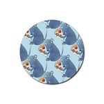 Pizza Rat Rubber Round Coaster (4 pack)