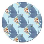 Pizza Rat Magnet 5  (Round)