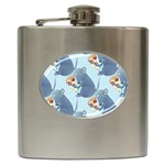 Pizza Rat Hip Flask (6 oz)