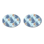 Pizza Rat Cufflinks (Oval)