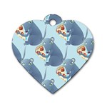 Pizza Rat Dog Tag Heart (One Side)