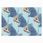 Pizza Rat Large Glasses Cloth