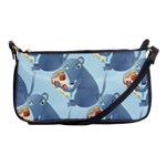 Pizza Rat Shoulder Clutch Bag