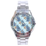 Pizza Rat Stainless Steel Analogue Watch