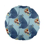 Pizza Rat Standard 15  Premium Round Cushion 