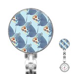 Pizza Rat Stainless Steel Nurses Watch