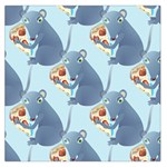 Pizza Rat Large Satin Scarf (Square)