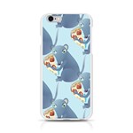 Pizza Rat Apple iPhone 6 Silicone Case (Transparent)