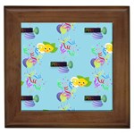 Lemon Party Framed Tile