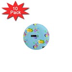 Lemon Party 1  Mini Magnet (10 pack) 