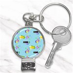 Lemon Party Nail Clippers Key Chain