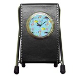 Lemon Party Pen Holder Desk Clock