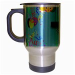 Lemon Party Travel Mug (Silver Gray)