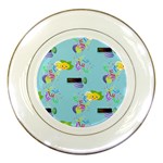 Lemon Party Porcelain Plate