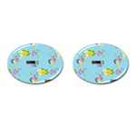 Lemon Party Cufflinks (Oval)