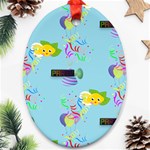 Lemon Party Oval Ornament (Two Sides)