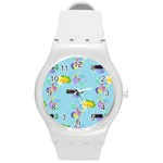 Lemon Party Round Plastic Sport Watch (M)