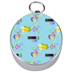 Lemon Party Silver Compass