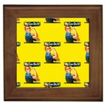 Rosie the riveter Framed Tile