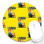 Rosie the riveter Round Mousepad