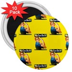 Rosie the riveter 3  Magnet (10 pack)