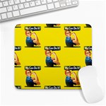 Rosie the riveter Large Mousepad