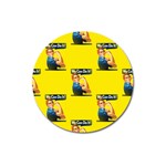 Rosie the riveter Magnet 3  (Round)