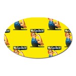 Rosie the riveter Magnet (Oval)