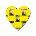 Rosie the riveter Magnet (Heart)