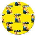 Rosie the riveter Magnet 5  (Round)