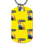 Rosie the riveter Dog Tag (One Side)