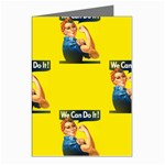 Rosie the riveter Greeting Cards (Pkg of 8)