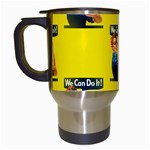 Rosie the riveter Travel Mug (White)